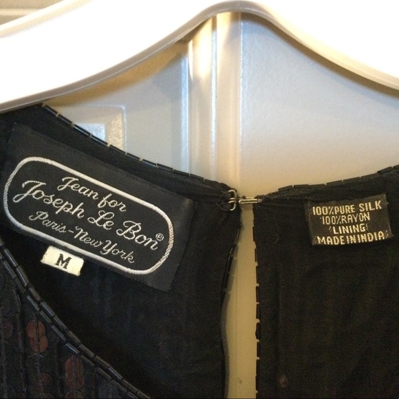 Joseph LeBon Flawless Vintage silk beaded evening blouse. - Picture 2 of 9